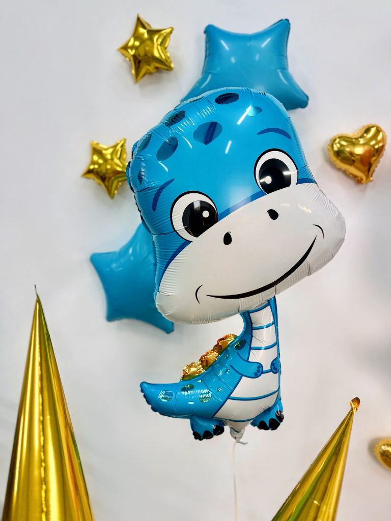 Шар Фигура Динозаврик 58/97 см / инд.упаковка