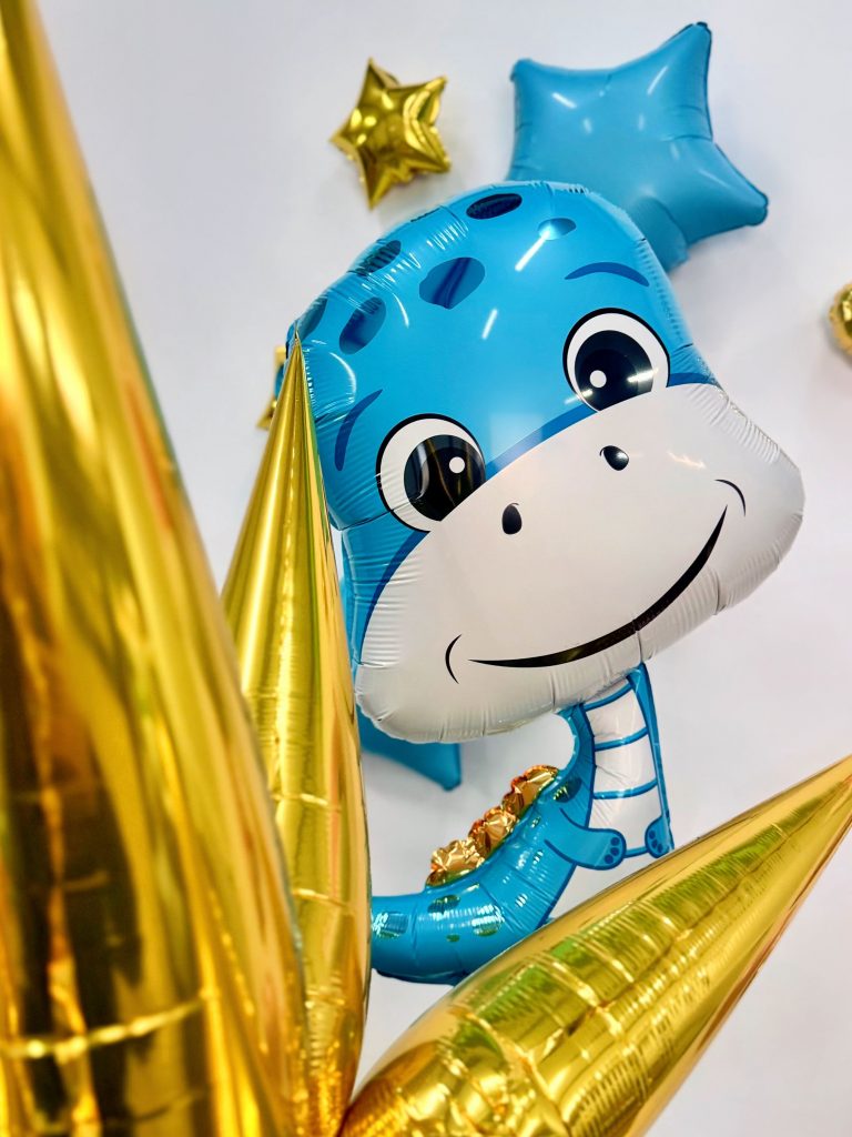 Шар Фигура Динозаврик 58/97 см / инд.упаковка