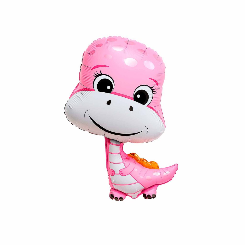 Шар Мини Фигура Динозаврик девочка 22/37 см