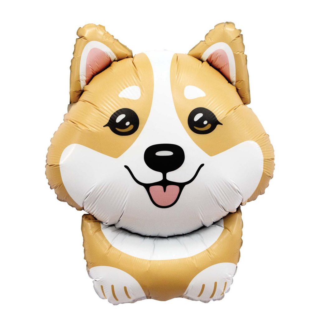 Шар Фигура Корги 62/81 см / инд.упаковка